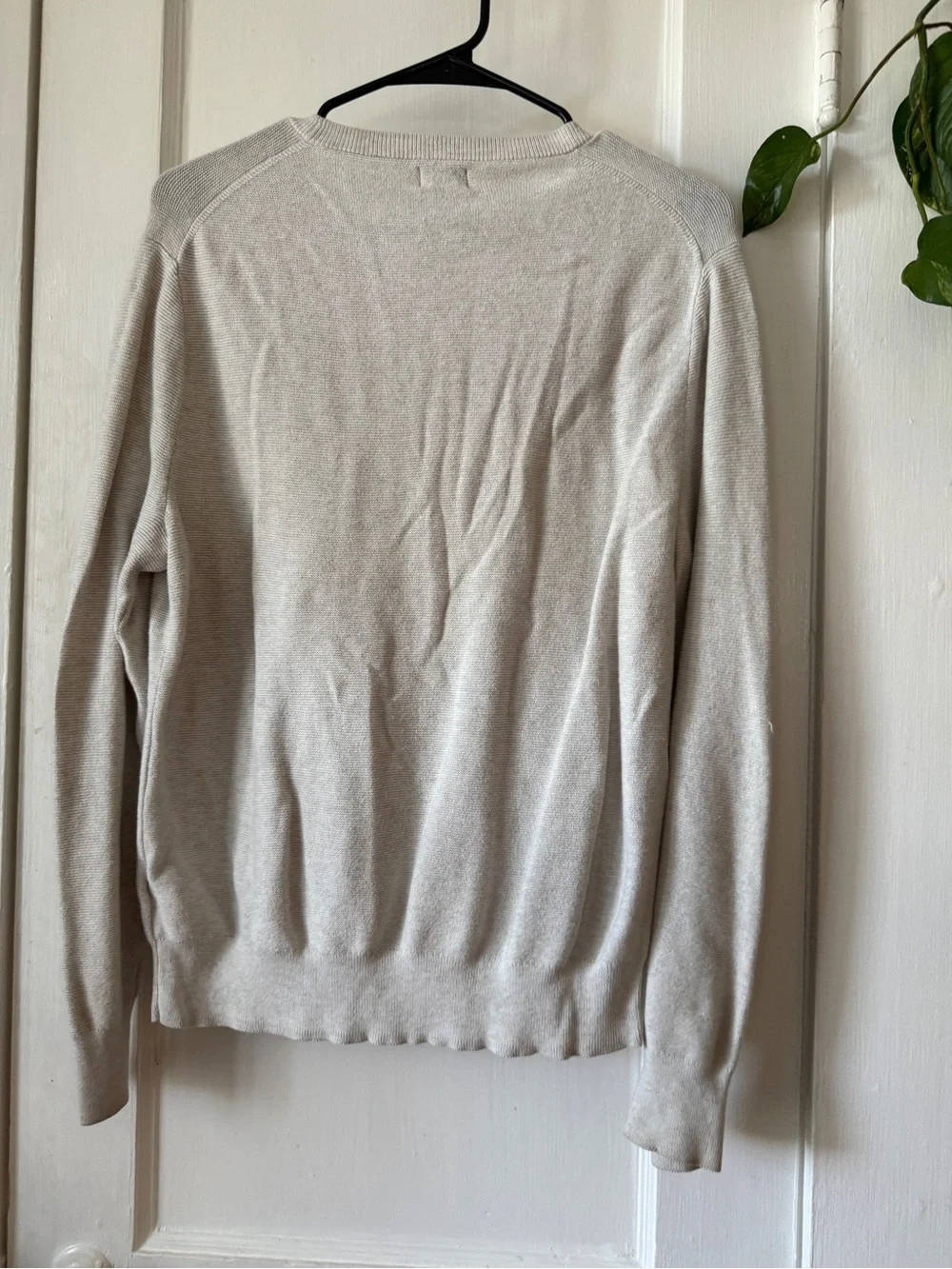 J. Crew Oatmeal size small cotton Crewneck Sweater